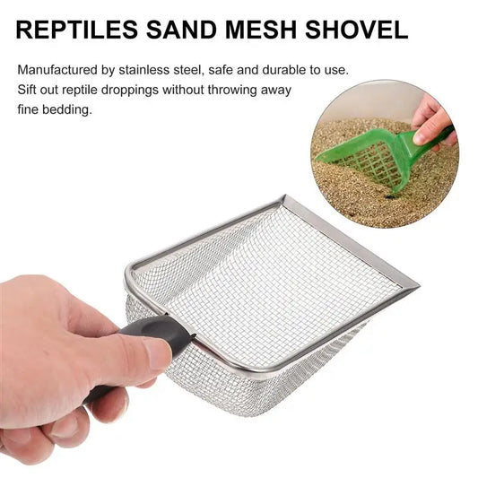 Pelle à crottes en inox