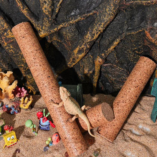 Branche d'escalade en bois pour reptiles