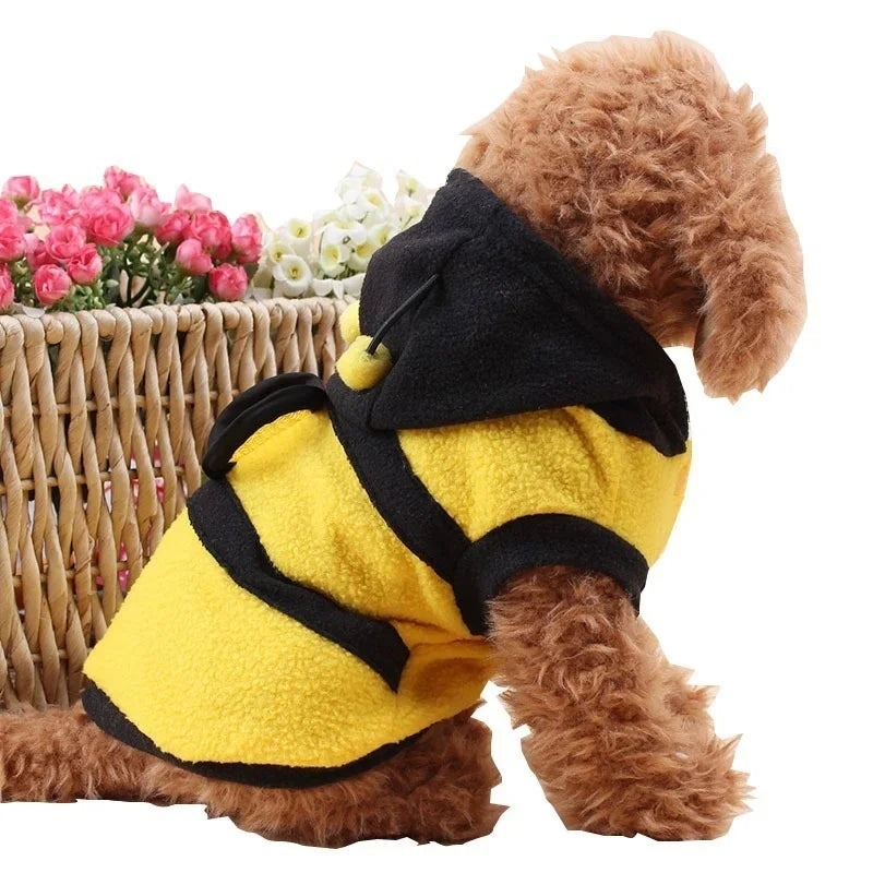 Manteau pour chiot abeille