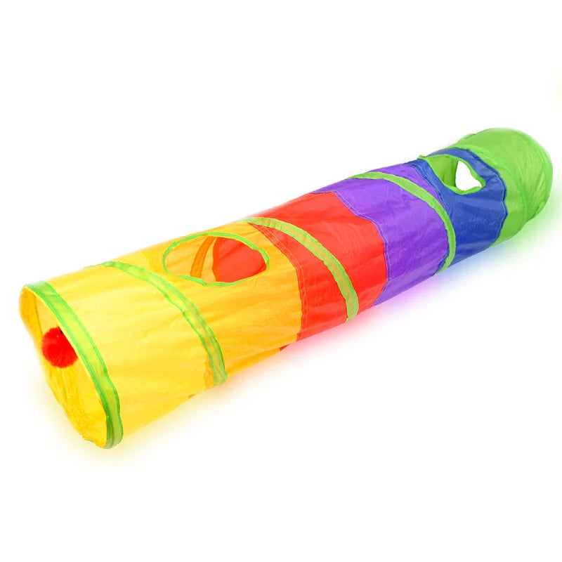 Tunnel pliable pour chats