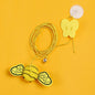 Jouet interactif pour chats suspendu avec plumes et balles en polyester