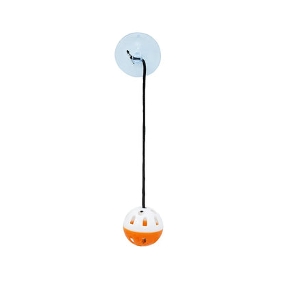 Pet Lizard Toy Reptile Toy Bell Ball with Sucker and Rope Lizard Small Animal Bearded Dragon Toy Supplies