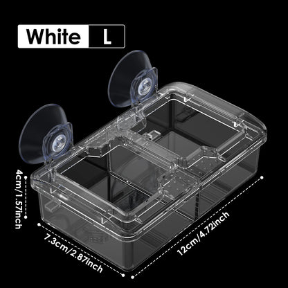 Reptile Water Food Bowl Worm Dish Ceramic Pet Bowls Anti-Escape Mini Reptile Mealworms Bowl for Lizard Bearded Dragon