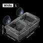 Reptile Water Food Bowl Worm Dish Ceramic Pet Bowls Anti-Escape Mini Reptile Mealworms Bowl for Lizard Bearded Dragon