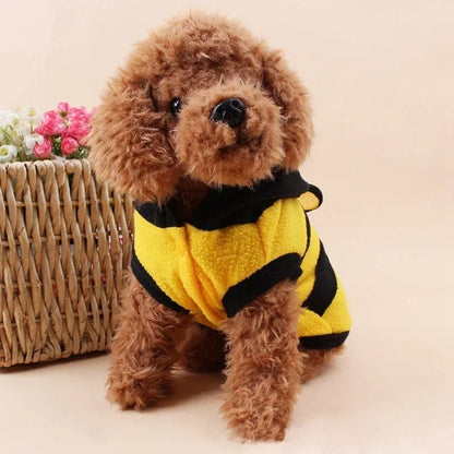 Manteau pour chiot abeille
