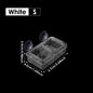 Reptile Water Food Bowl Worm Dish Ceramic Pet Bowls Anti-Escape Mini Reptile Mealworms Bowl for Lizard Bearded Dragon