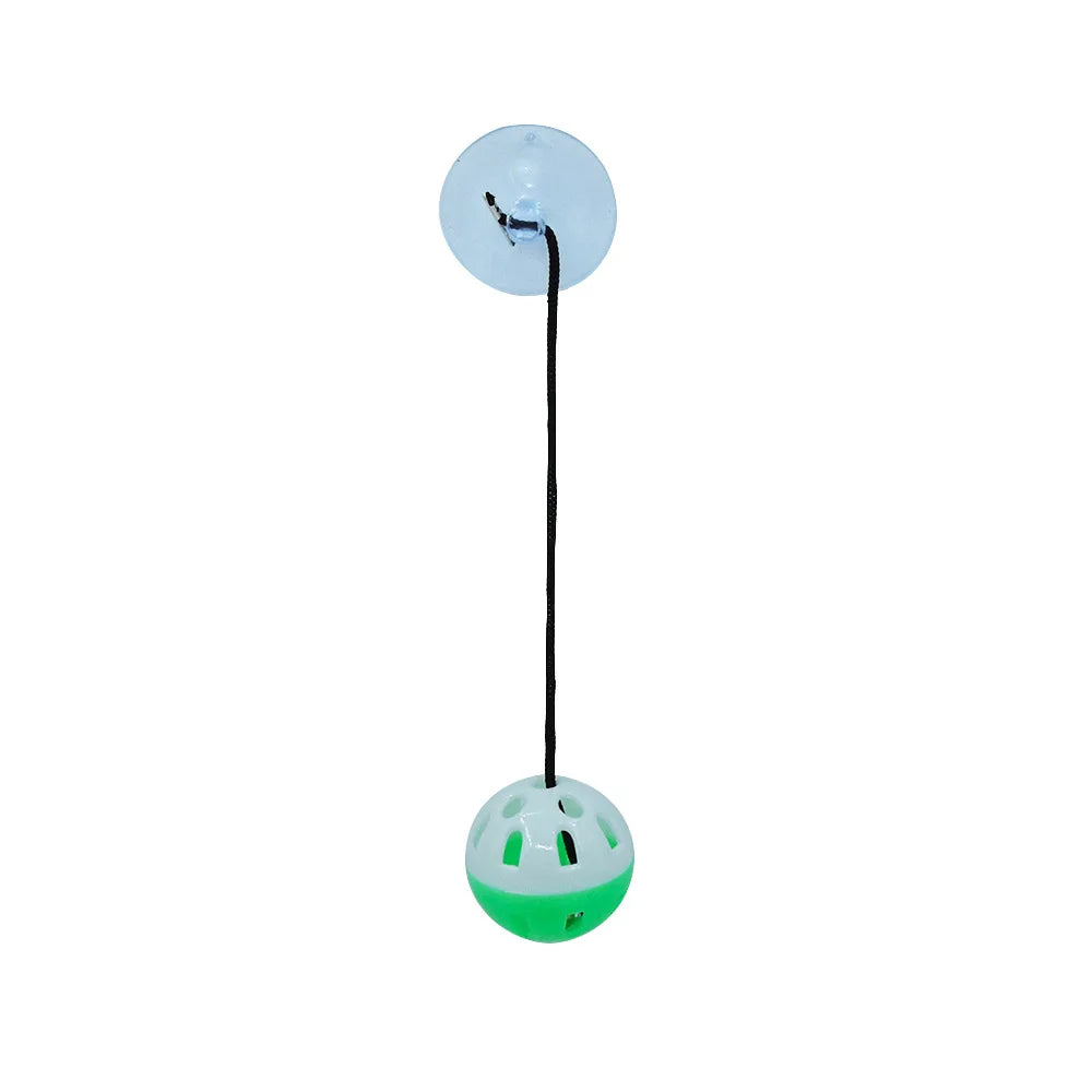 Pet Lizard Toy Reptile Toy Bell Ball with Sucker and Rope Lizard Small Animal Bearded Dragon Toy Supplies