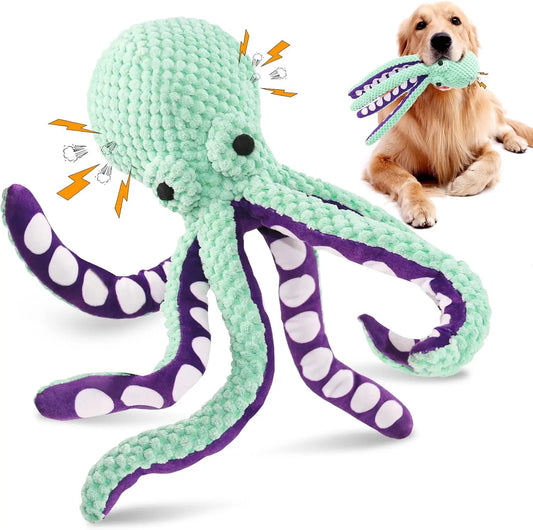 Peluche pieuvre jouet pour chiens