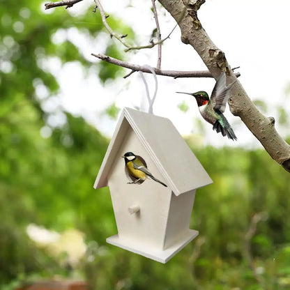 Nichoir à oiseaux en bois