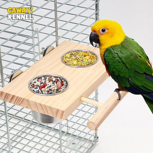 Mangeoire oiseaux en bois