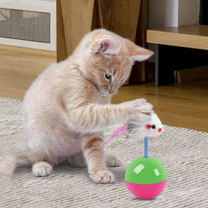 Balles jouet anti basculement pour chats
