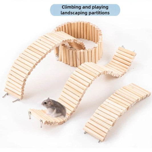 Jouet interactif échelle clôture pour hamsters
