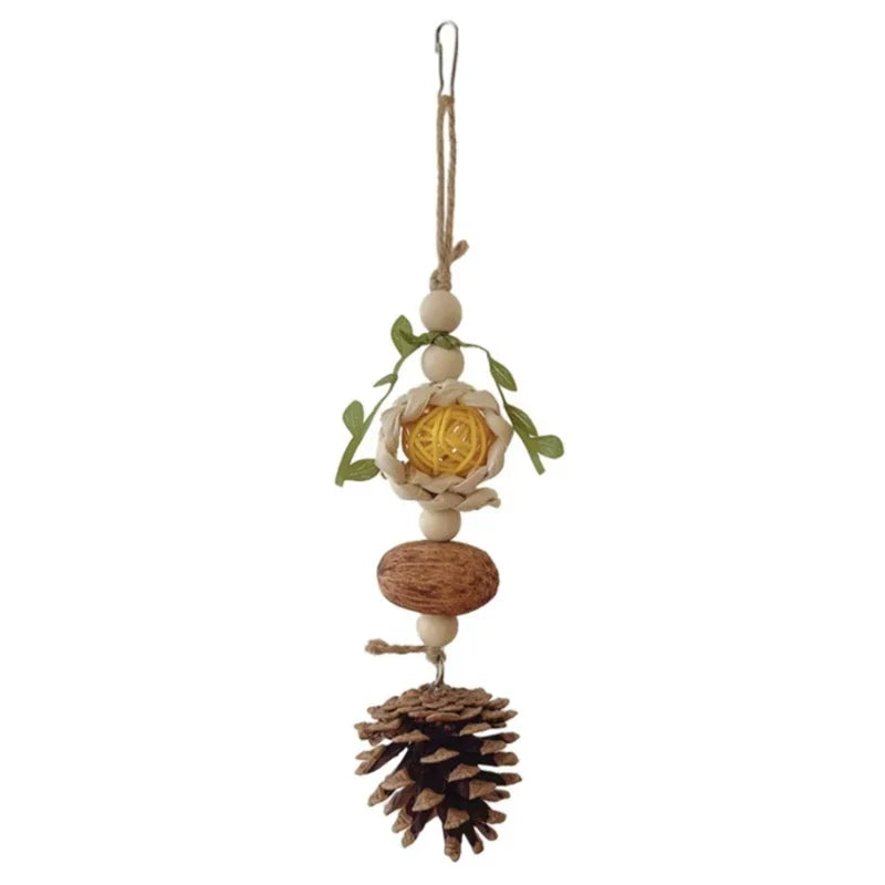 juguetes para pájaros Bird Toys Chewing Funny Parrot Toy Pet Bite Tearing Toy Cockatiels Parakeet Training Toy Bird Accessories