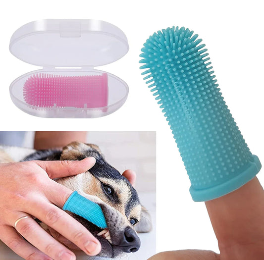 Brosse à dents à doigts en silicone