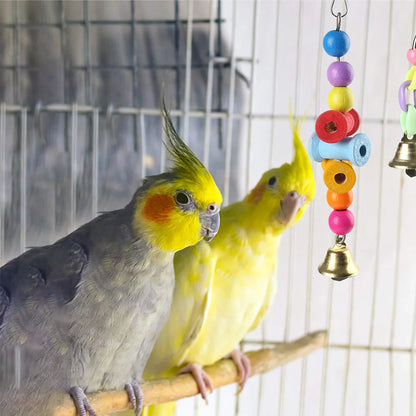 11 jouets d’oiseaux en bois