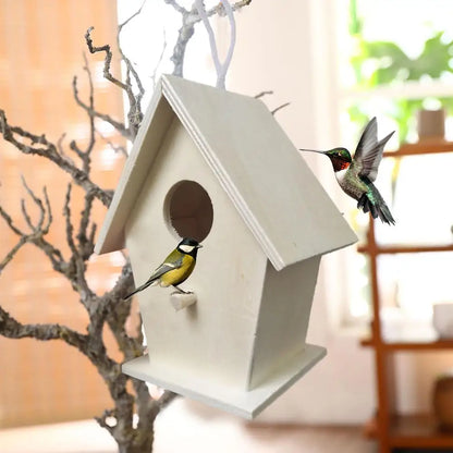 Nichoir à oiseaux en bois
