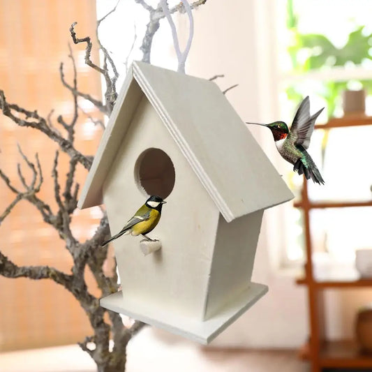 Nichoir à oiseaux en bois