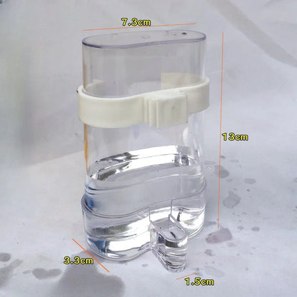 Bird Water Dispenser Bird Food Feeder Automatic Parakeet Bird Waterer Food Feeder Dispenser for Parrot Bird Cage Accessories