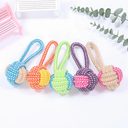 Jouet corde pour chiens en coton
