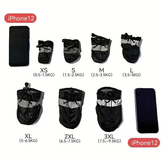 Chaussures pour chien étanche 4pcs