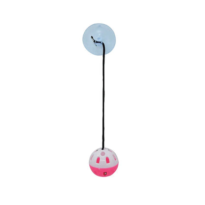 Pet Lizard Toy Reptile Toy Bell Ball with Sucker and Rope Lizard Small Animal Bearded Dragon Toy Supplies