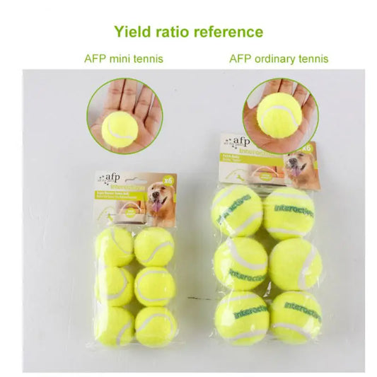 Balles de tennis pour chiens