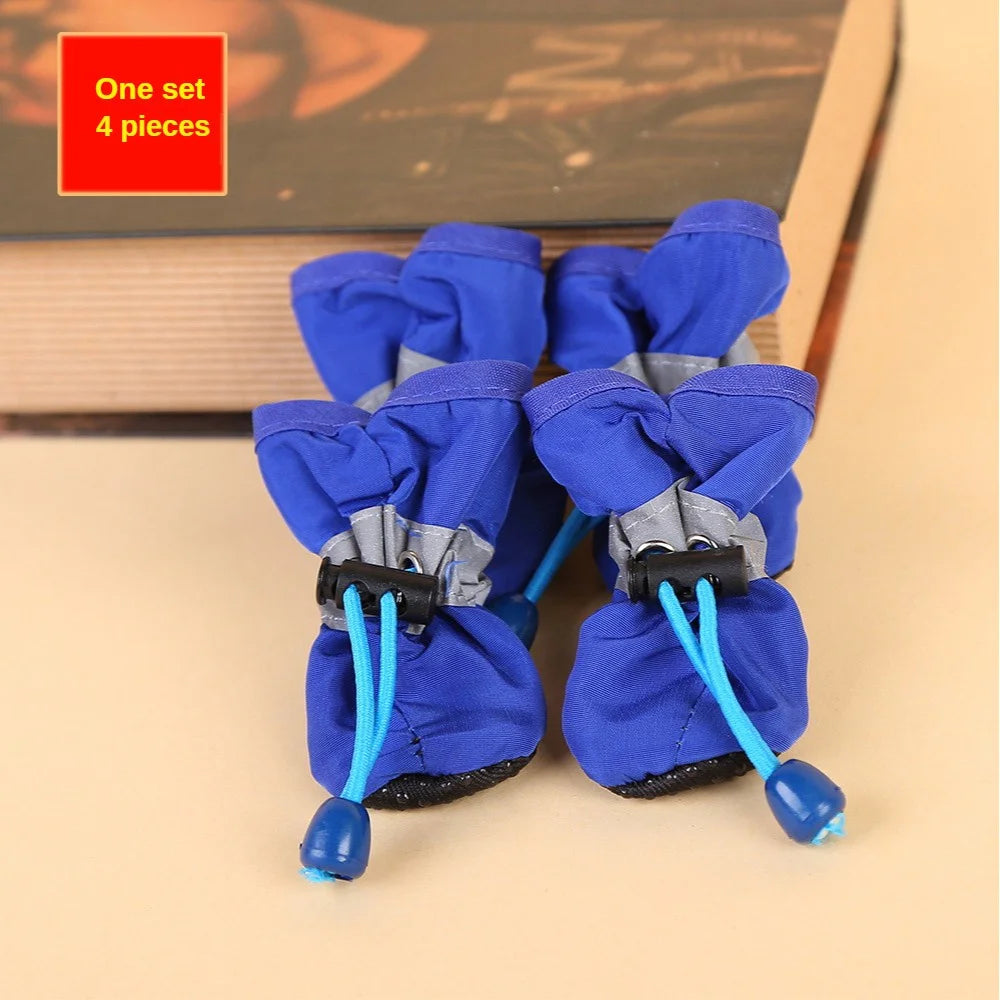 Chaussures pour chien étanche 4pcs