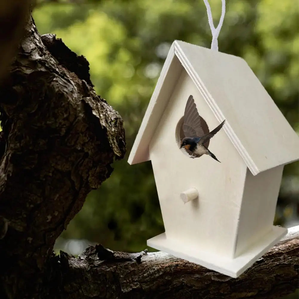 Nichoir à oiseaux en bois
