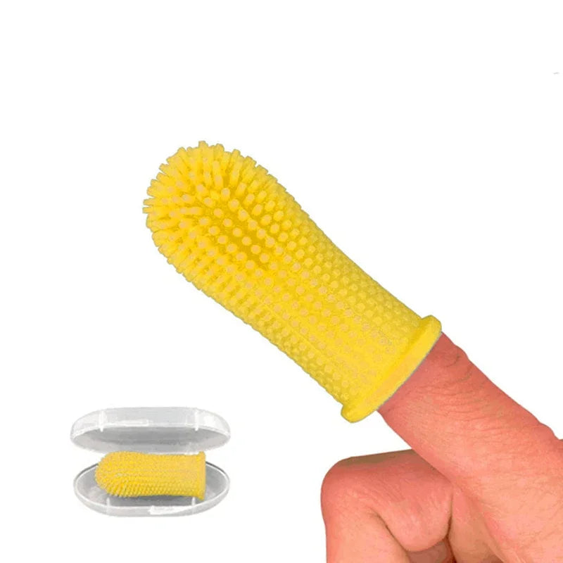 Brosse à dents à doigts en silicone