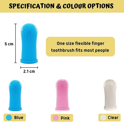 Brosse à dents à doigts en silicone
