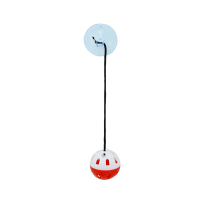 Pet Lizard Toy Reptile Toy Bell Ball with Sucker and Rope Lizard Small Animal Bearded Dragon Toy Supplies