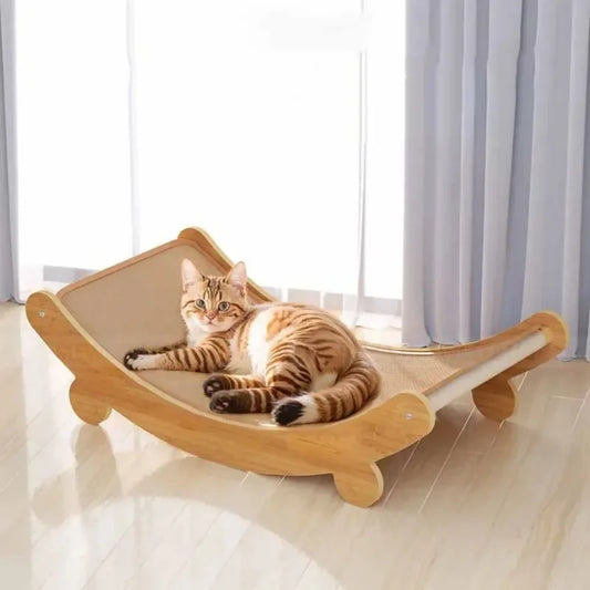 Griffoir pour chats en bois