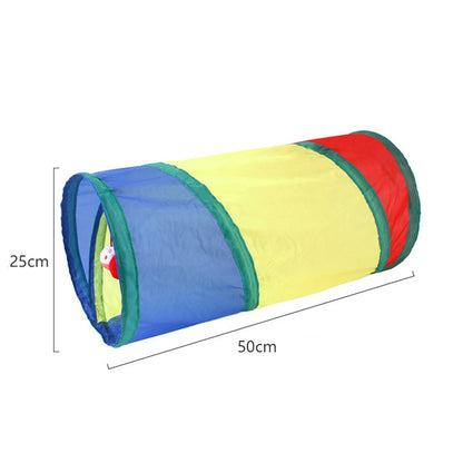 Tunnel pliable pour chats