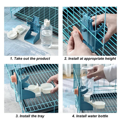 Bird Automatic Water Dispenser Cage Hanging Water Dispenser Parrots Birds Rabbits Cats Small Pets Water Dispensers Bowls Pet Toy